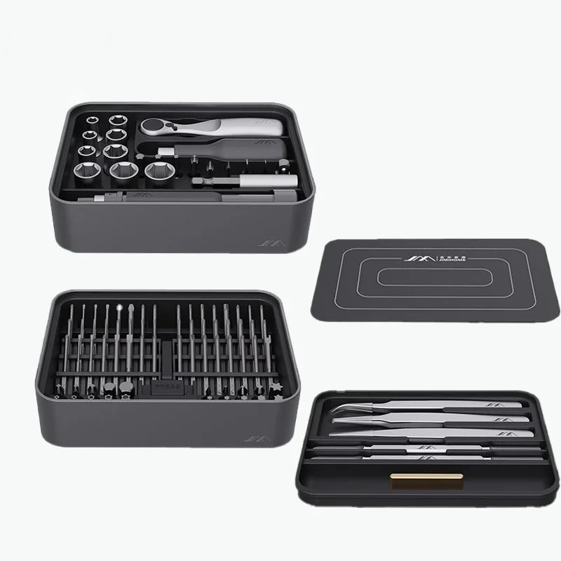 jimi-fm2-fm3-professional-screwdriver-box-multifunction-household-ratcheting-repair-tool-precision-screwdriver-bits-set