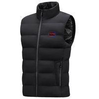 Unisex Electric Heated Vest Lightweight Warm Heated Vest 23 Heating Zone USB Charging for Outdoor Camping Hiking