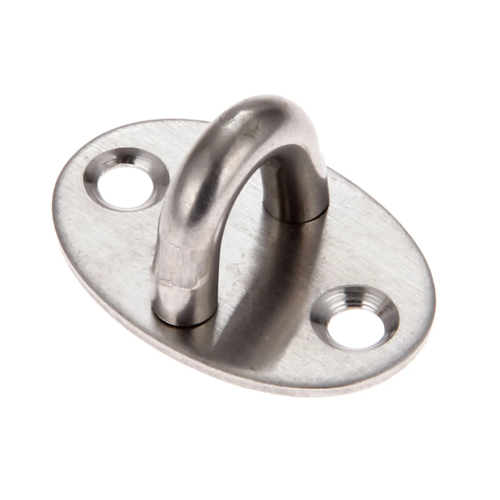 

30Pcs/lot Stainless Steel Ceiling Hooks Heavy Duty Wall Hanging Hooks Base Hanger for Bathroom Kitchen Garden 39mm x 26mm Silver