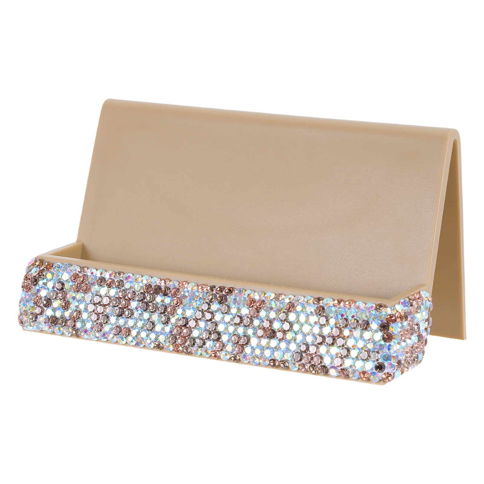 

Crystal Business Holder Rhinestones Desktop Name Card Stand For Office Desk Business Card Storage Box Organizer Vertical