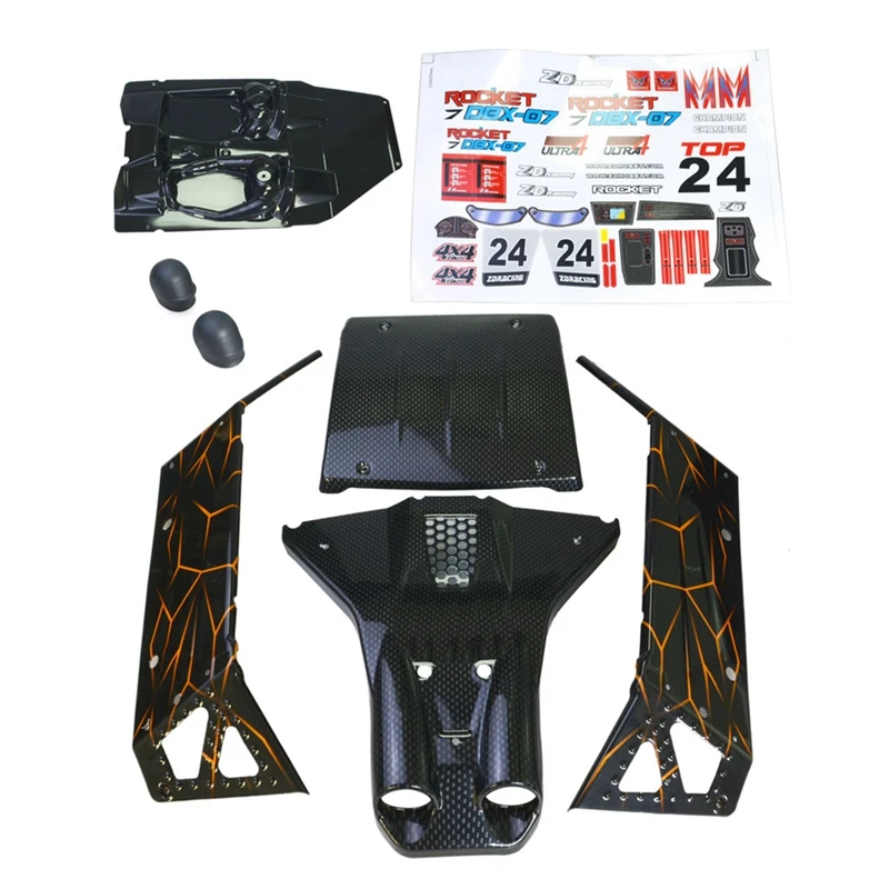 Kit de carcasa de carrocería de coche RC 8648 8649 para ZD Racing DBX-07 DBX07 1/7 RC, piezas de mejora de coche, accesorios de repuesto