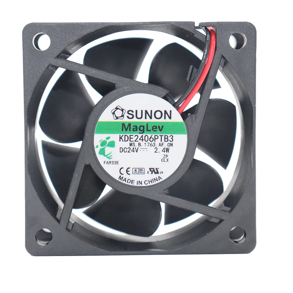 

SUNON/Jianzhun 6025 KDE2406PTB3 24V 2.4W 6cm inverter DC fan
