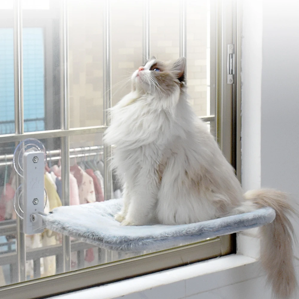 Foldable Hanging Hammock for Pet, Hammock for Kitten, Hammock for Sunny Window, Mounted Cat Bed, Durable Climbing Frame