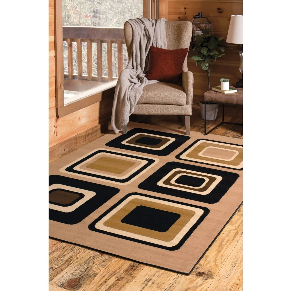 

United Weavers Plaza Florence Area Rug, Geometric Pattern, Berber, 5'3 x 7'2