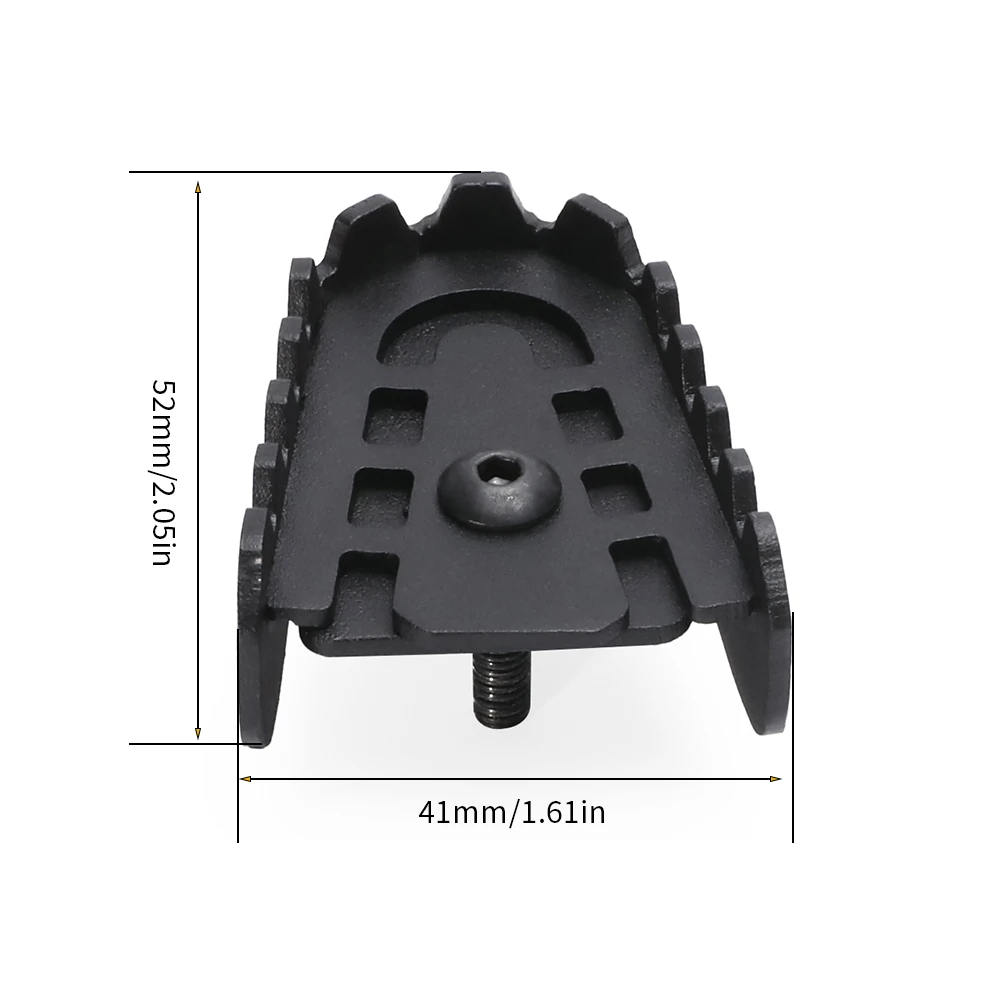 Pedal de freno de pie, placa de aumento para Honda XL750 Transalp 750, 2023-2024, extensión de palanca de freno de pie, soporte de puntas extensoras