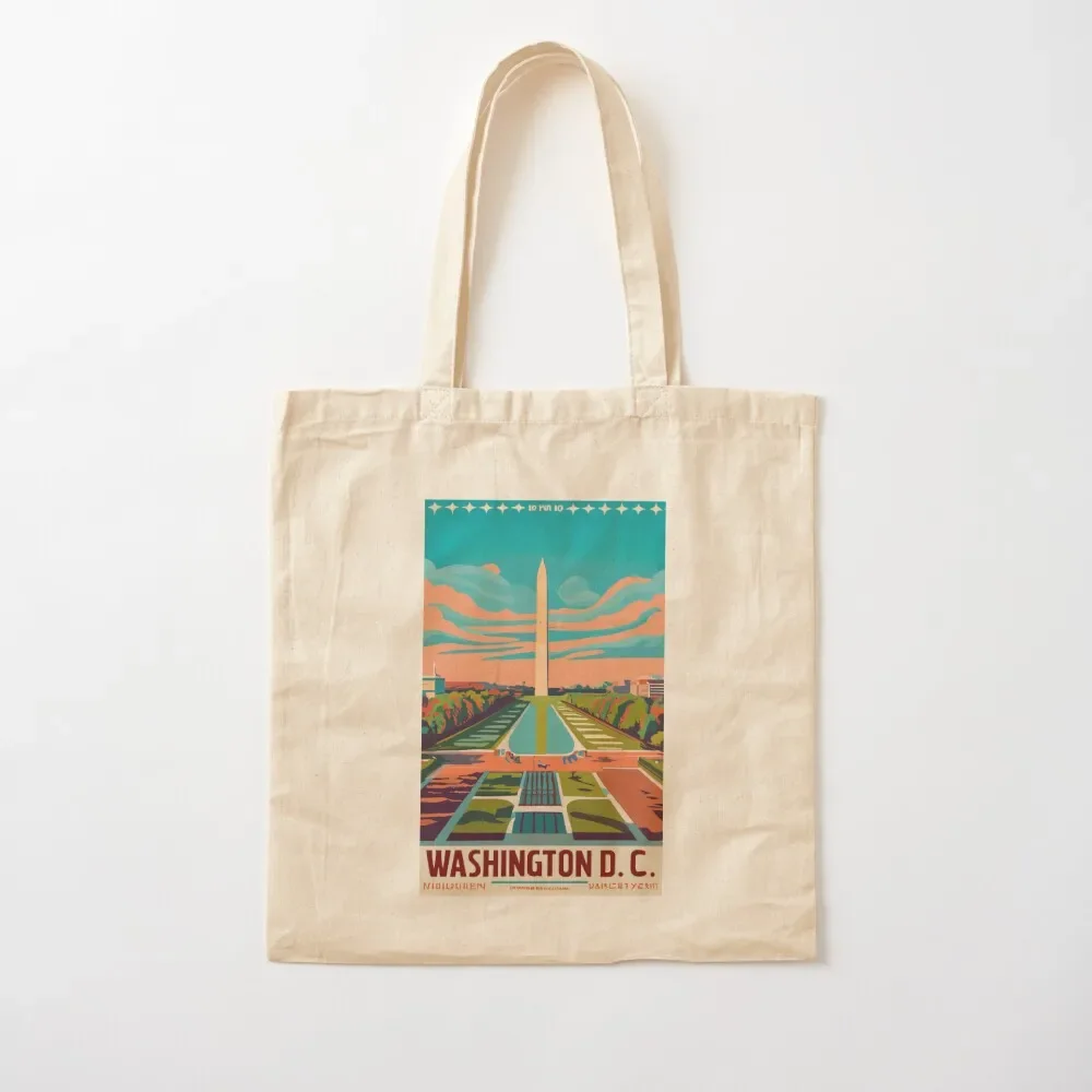 

A Vintage Travel Art of Washington DC - US Tote Bag Women's bags personalized tote bag