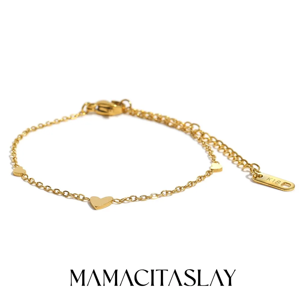 MamacitaSlay 316L Edelstahl Drei Sterne Armband Party Wasserdicht Handgelenk Schmuck frauen Elegante Und Einfache Armband Geschenk