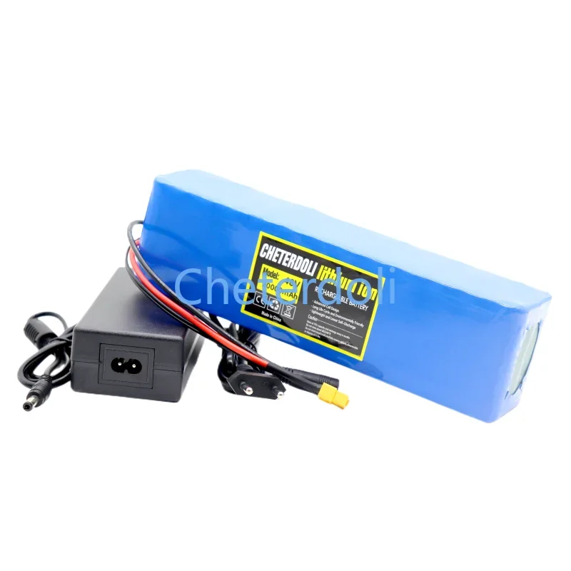 48V 99999mAh 1000w 13S3P XT60 48V Lithium Battery Pack 99AH for 54.6v E-bike Electric Bicycle Scooter with BMS+ Charger