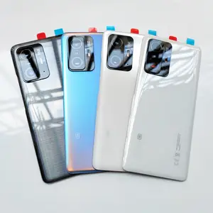 Bilashmart Mi 11t Glass Xiaomi 11T Pro Battery Cover 11T Replacement Rear Housing Door With Adhesive Camera Lens