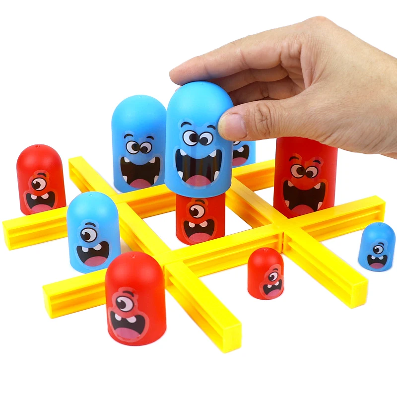 2 giocatori giocattoli educativi gioco da tavolo Gobble intellettuale tre in fila giocattolo per bambini regali di compleanno per bambini