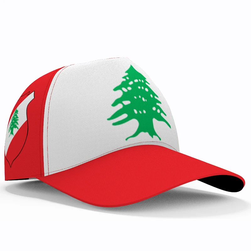 Lebanon male diy free custom name lbn unisex hat nation flag lb republic arabic arab lebanese country print photo baseball cap