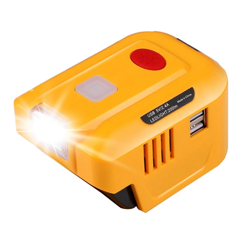 For Dewalt 20V 18V Lithium Battery Inverter Generator 220V Portable Inverter Power Station With LED Light USB