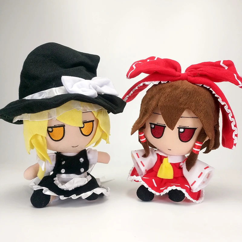 

Lovely Plushies In Stock fumo×fumo TouHou Project Reimu And Marisa X2 Stuffed Doll Kawaii Gift Shipping In 2 Days