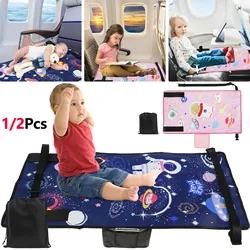 1/2Pcs Kids Travel Airplane Bed Baby Pedals Bed Foot Leg Rest Hammock Baby Footrest Bed Toddler Airplane Seat Extender 79x44cm