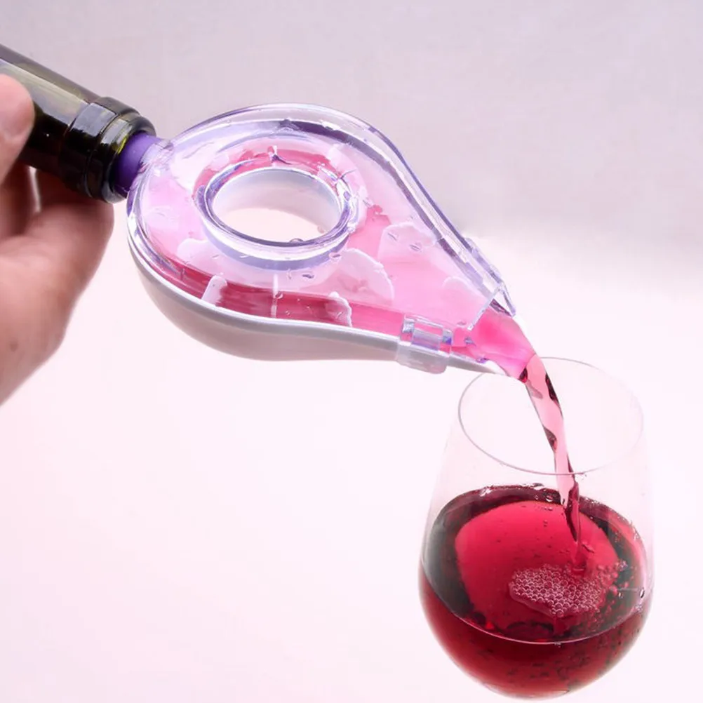 1Pcs Red Wine Decanter Creative Handheld Fast Aerator Removable Design Easy Clean Wine Accessory for Better Flavor