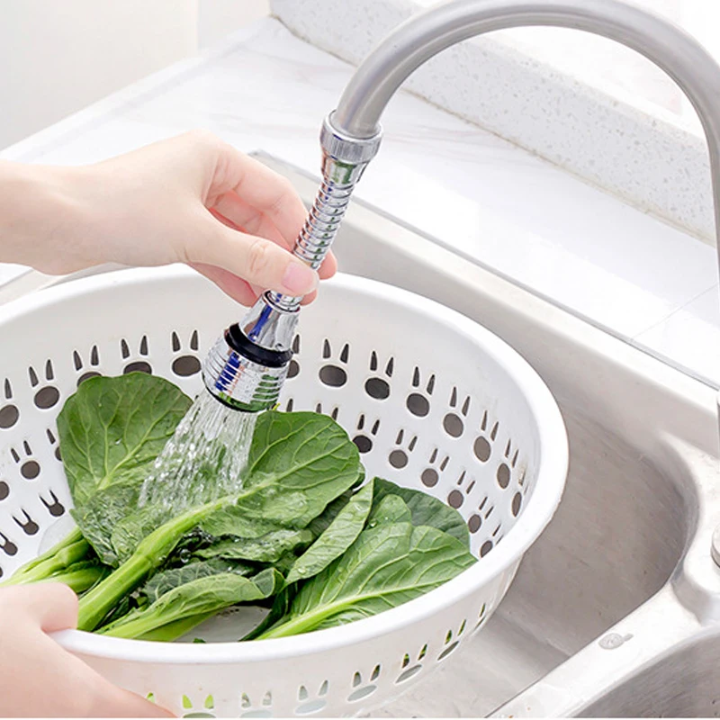 Faucet splash proof device, kitchen extender filter, water-saving and pressurized nozzle, universal aerator showerhead