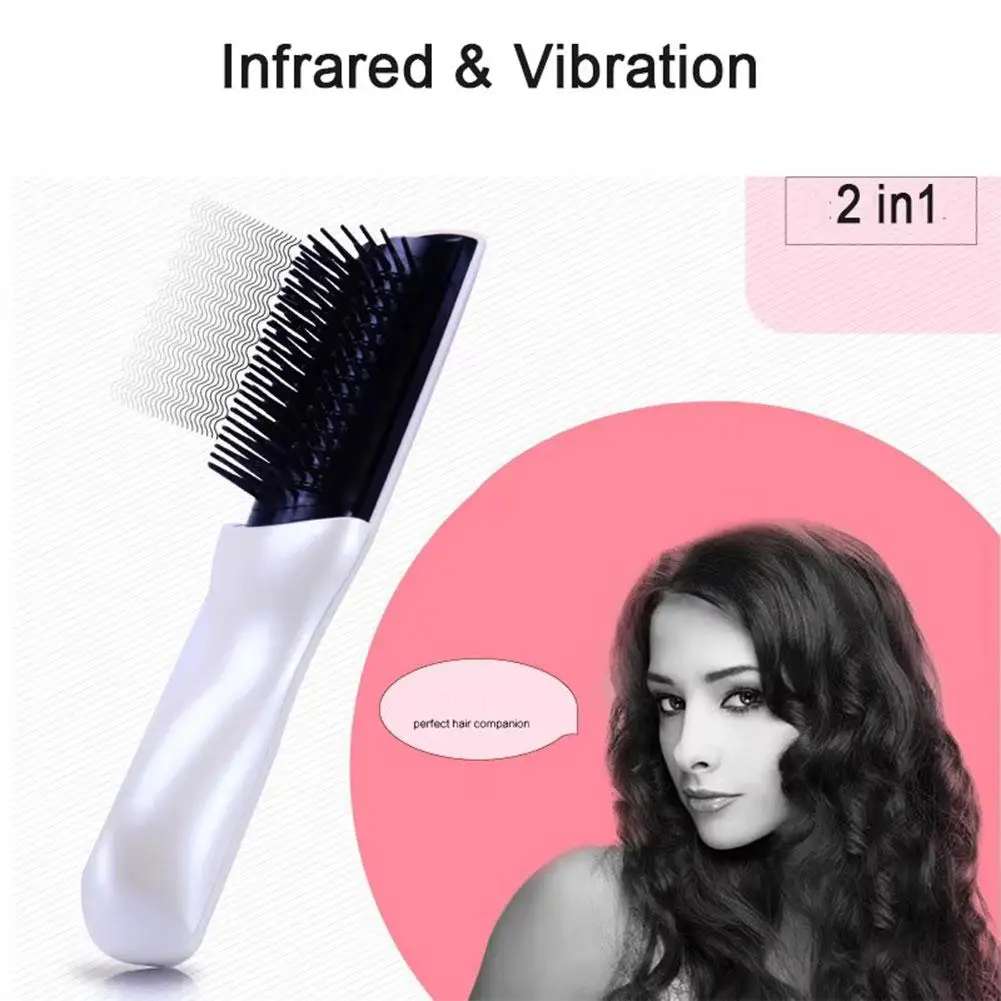 Treatment Massager Brush Electric Infrared Laser Hair Styling Comb Loss Hair Care Regrowth Anti-Hair Loss Hair Therapy Grow H8A2