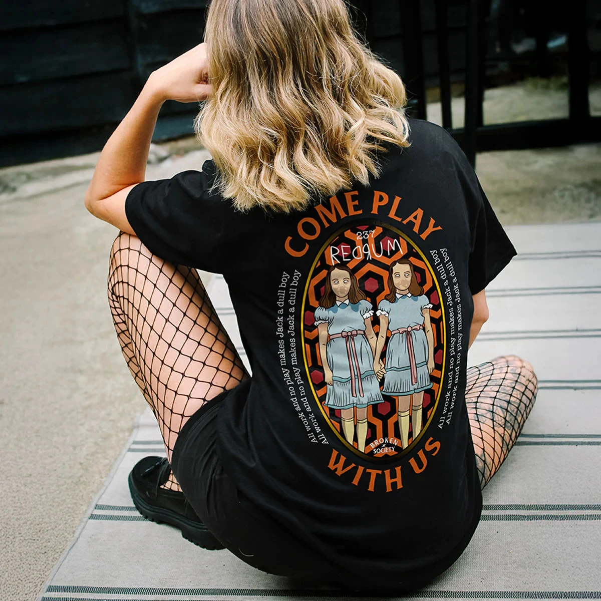 Ceramic Killer Tattoo Art Retro Style Casual T-Shirt Men's and Women's Luxury Brand Top 2026