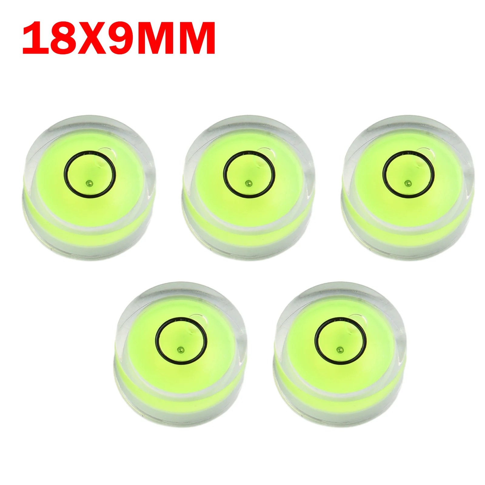 5pcs Round Bubble Level Marked Round Circular Bubble Level Horizontal Bubble For Furniture Measuring Instrument Tools