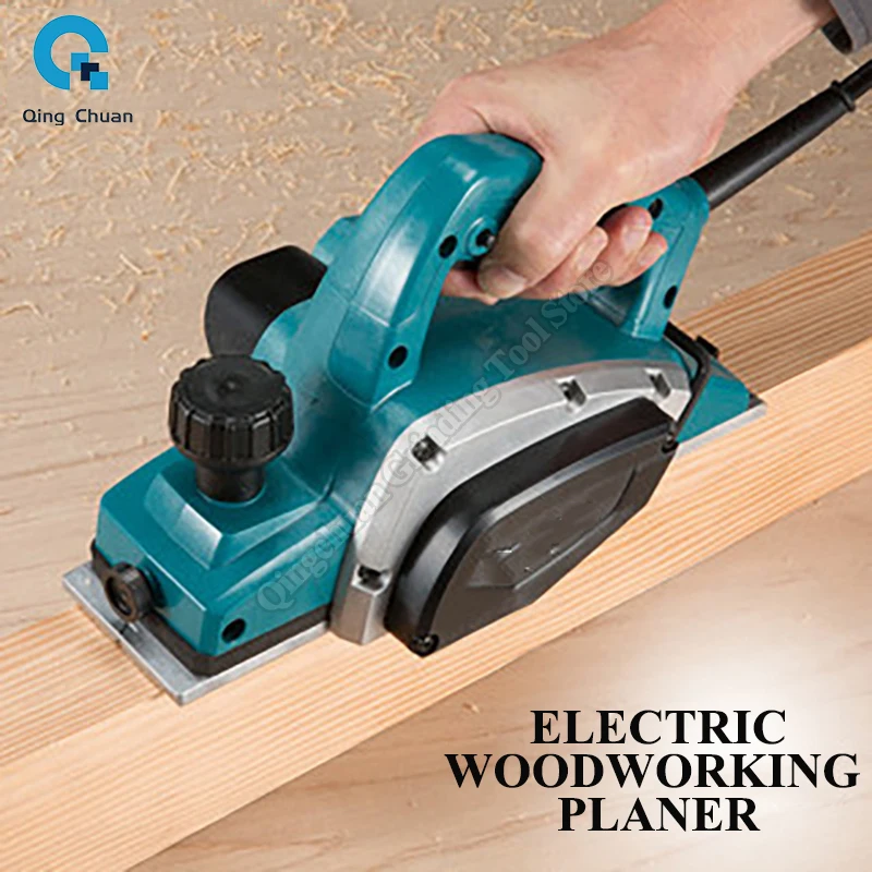 

Woodworking Electric Planer Pressure Planer Household Hand-held Planer Hand Push Planer Flat Planer