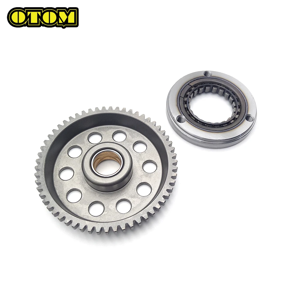 Motorcycle For ZONGSHEN Start Overrunning Clutch Starter Drive Gear 57T CBS300 NB300 CB250-F ENDURO Pit Dirt Bikes Accessories