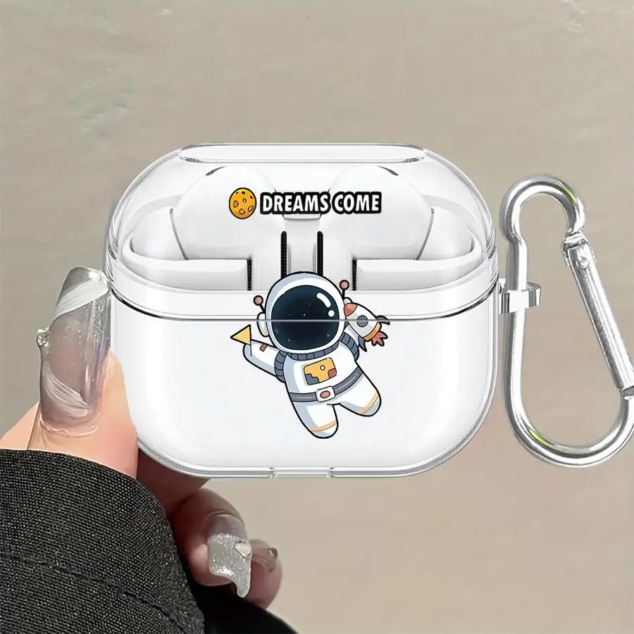 Astronauts In Space Case For Samsung Galaxy Buds 3 FE 3Pro 4 Pro 2 4Pro Live Clear Earphone Cases Cover