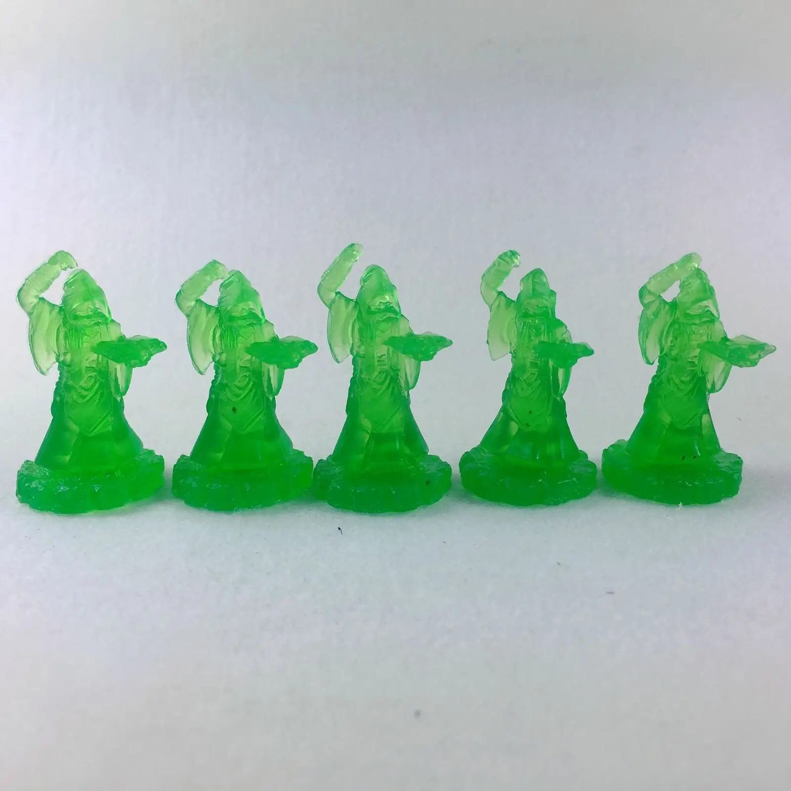 Набор из 5 шт. Cthulhu Wars полупрозрачная зеленая астральная акулитовая каллитовая миниатюрная настольная игра