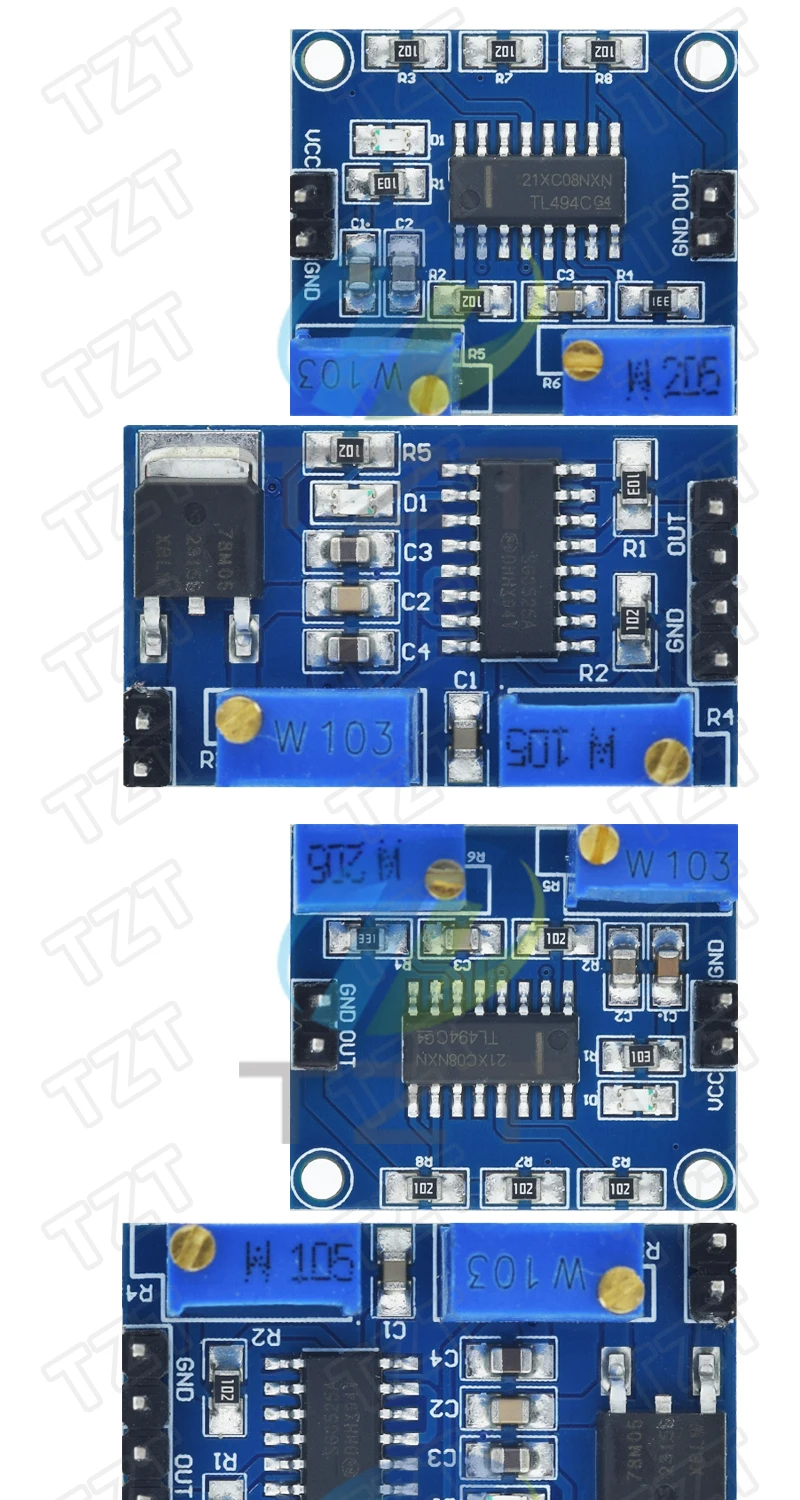 TZT 1/3PCS TL494 SG3525 PWM-Controller-Modul Einstellbare 5V-Frequenz 500-100kHz 250mA – Detail 5