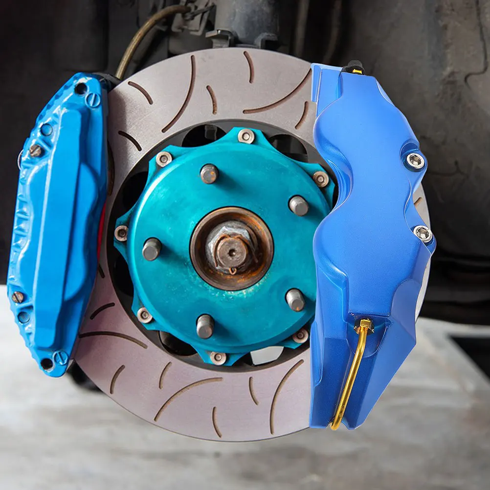 

1Pair Car Wheel Hub Caliper Cover 3D Brake Aesthetic Protector Automotive Accessory Easy Install Durable Stylish