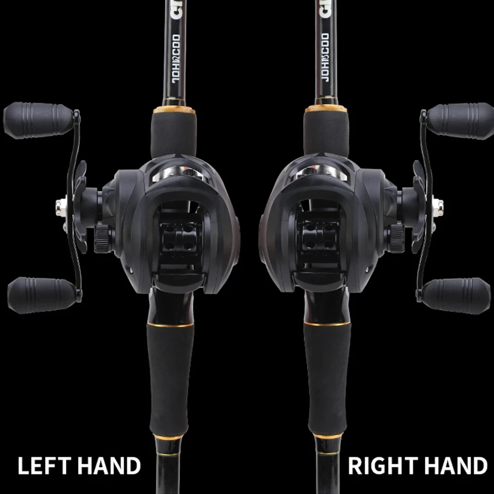 Max Drag 12kg Left/Right Hand Baitcasting Reel High Speed 7.2:1 Gear Ratio Fresh Saltwater Magnetic Brake System Ultralight Reel