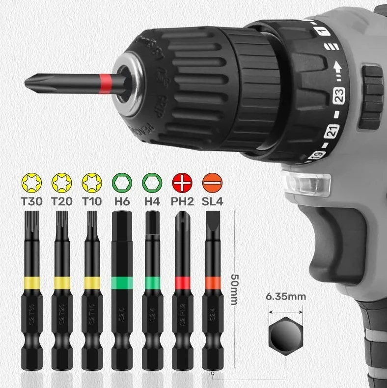 

13Pcs for Slippery Broken and Rusted Screws Damaged Broken Screw Extractor Drill Bit Set Mini Damaged Bolts Remover Tool