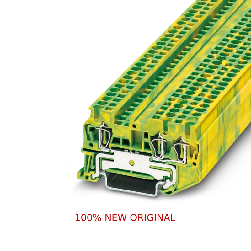 3031267/3031254 ST 2.5-TWIN PE/BU - Feed-Through Terminal Block Connector Adapter Genuine Original Product