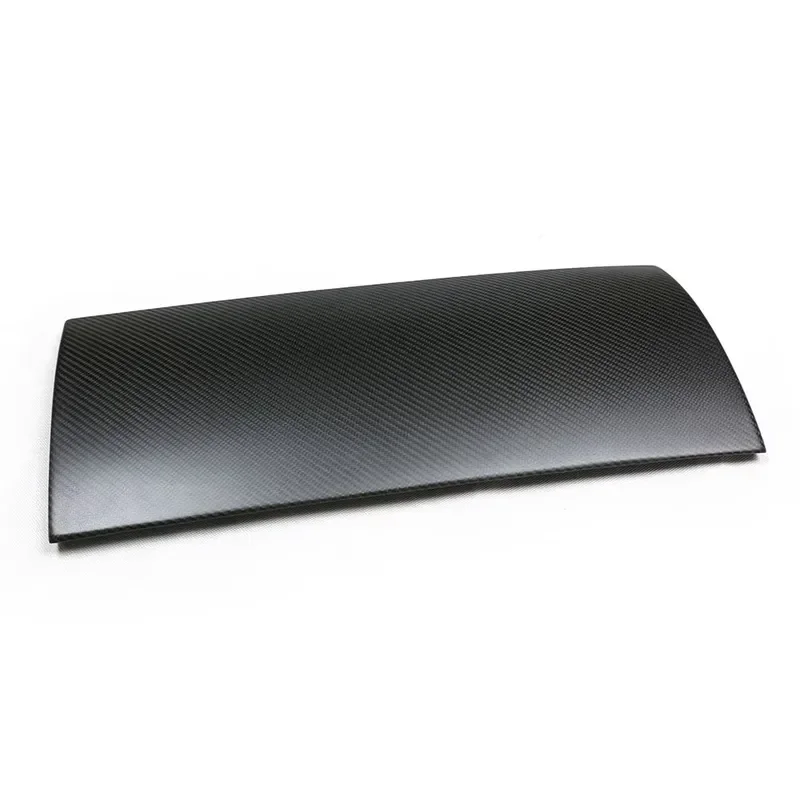 Glovebox Overlay Real prepreg Carbon Fiber Passenger Storage Box Cover Glossy / Matte Carbon Finish for Model Y Model 3