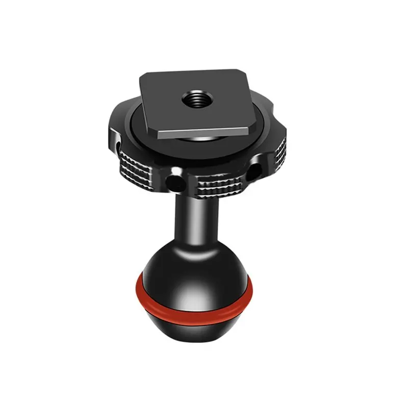 ABDE-Mount For DSLR Camera Monitor Light Holder 20Mm Ball Head Adapter Hot Shoe Ballhead And Phone Stand