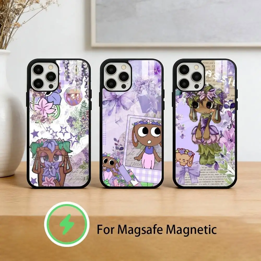 

Floral D-Dandy's W-World B-Bassie Phone Case For iPhone 17,16,15,14,13,12,Plus,Pro,Max For Magnetic Wireless Charge