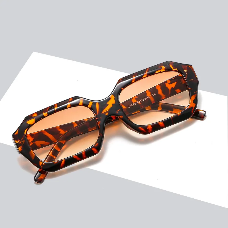 New personalized sunglasses style super trendy street style sunglasses women's fashion color glasses