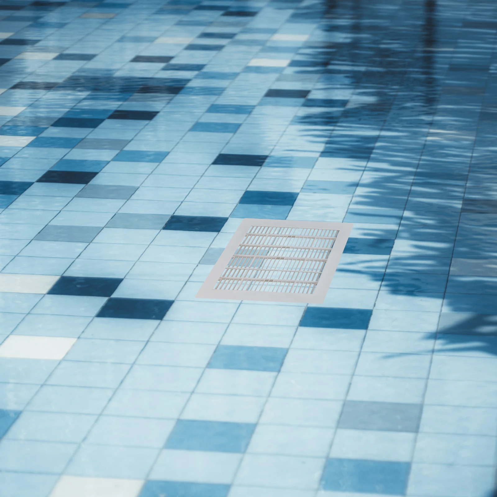 

9-Inch Square Swimming Pool Bottom Drainer Main Floor Tool Practical Outdoor Pool Drain Cleaner Accessory Square Main Drainer