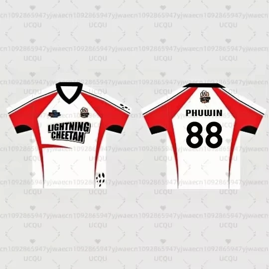 GMMTV 2025 تايلاند Starlympics Shadow Eagle & Starlympics البرق الفهد جيرسي موضة الرياضة Y2K تي شيرت نسائي صيفي