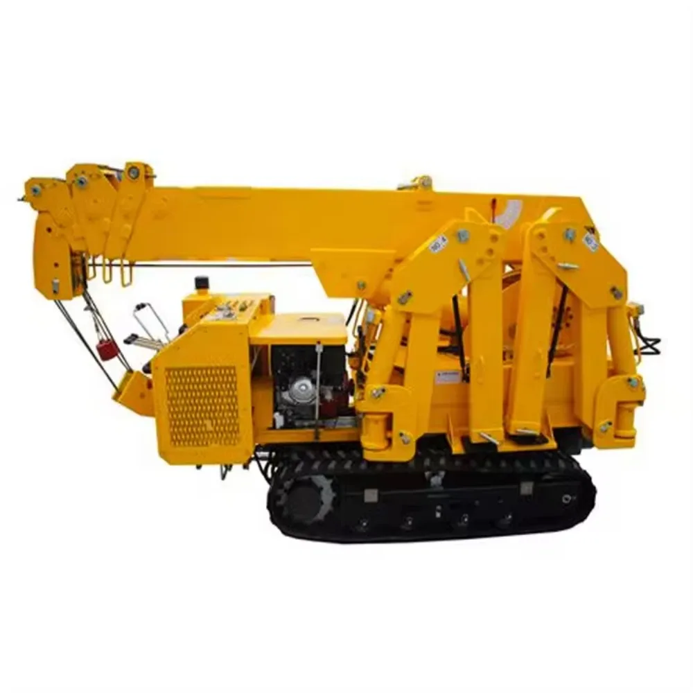 Precision Spider Crane Mini Crawler Lifting Device for Glass Panel Installation High Rise Building 1Ton Customized Hot Sale