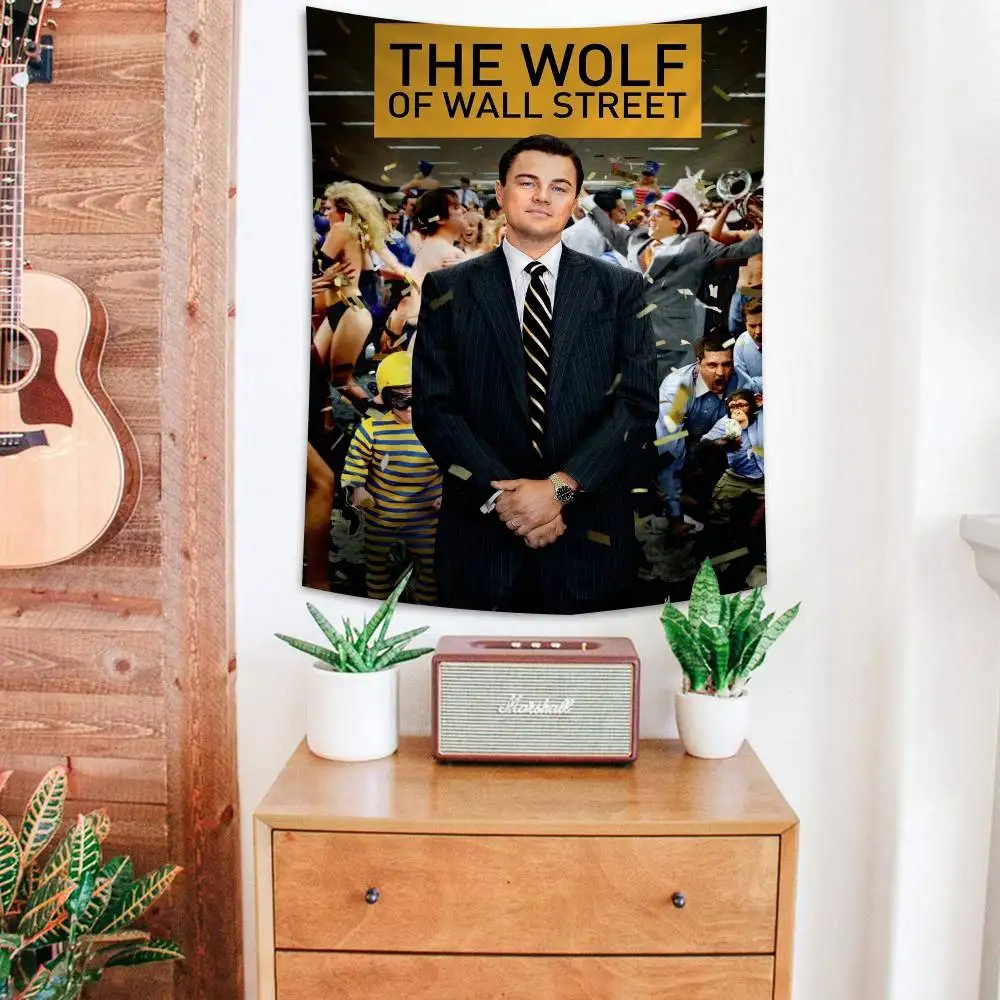 Classic Movie The Wolf of Wall Street Colorful Tapestry Wall Hanging Cheap Hippie Wall Hanging Bohemian Wall Tapestries