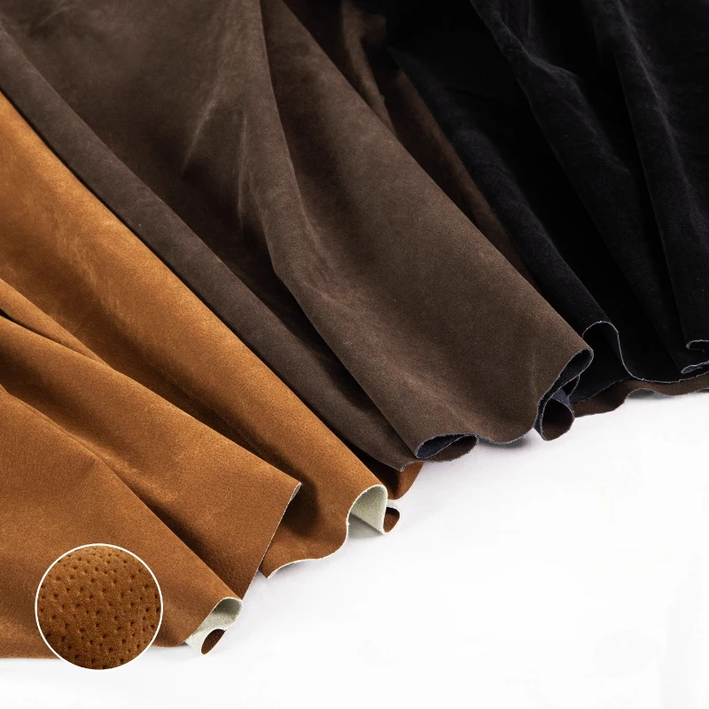 

Imitation Leather Pigskin Velvet Fabric for DIY Sewing Decoration Stage Costume Clothing Fashion Designer Cloth Material