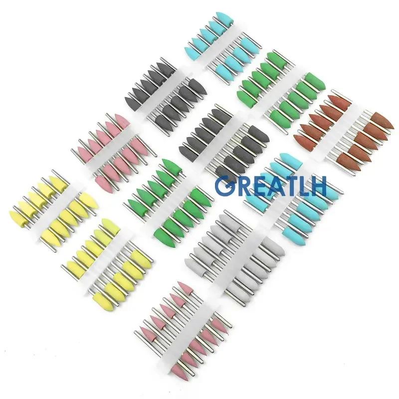 Dental Rubber Polishers Silicone Polishing Burs Diamond Burs Diameter 2.35mm Dental Instrument