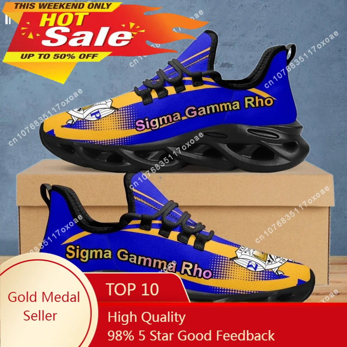 Women Shoes Lace-up Mesh Shoes Sigma Gamma Rho Poddles Breathable Running Shoes Wear-resistant Tennis Flat Shoe Hot