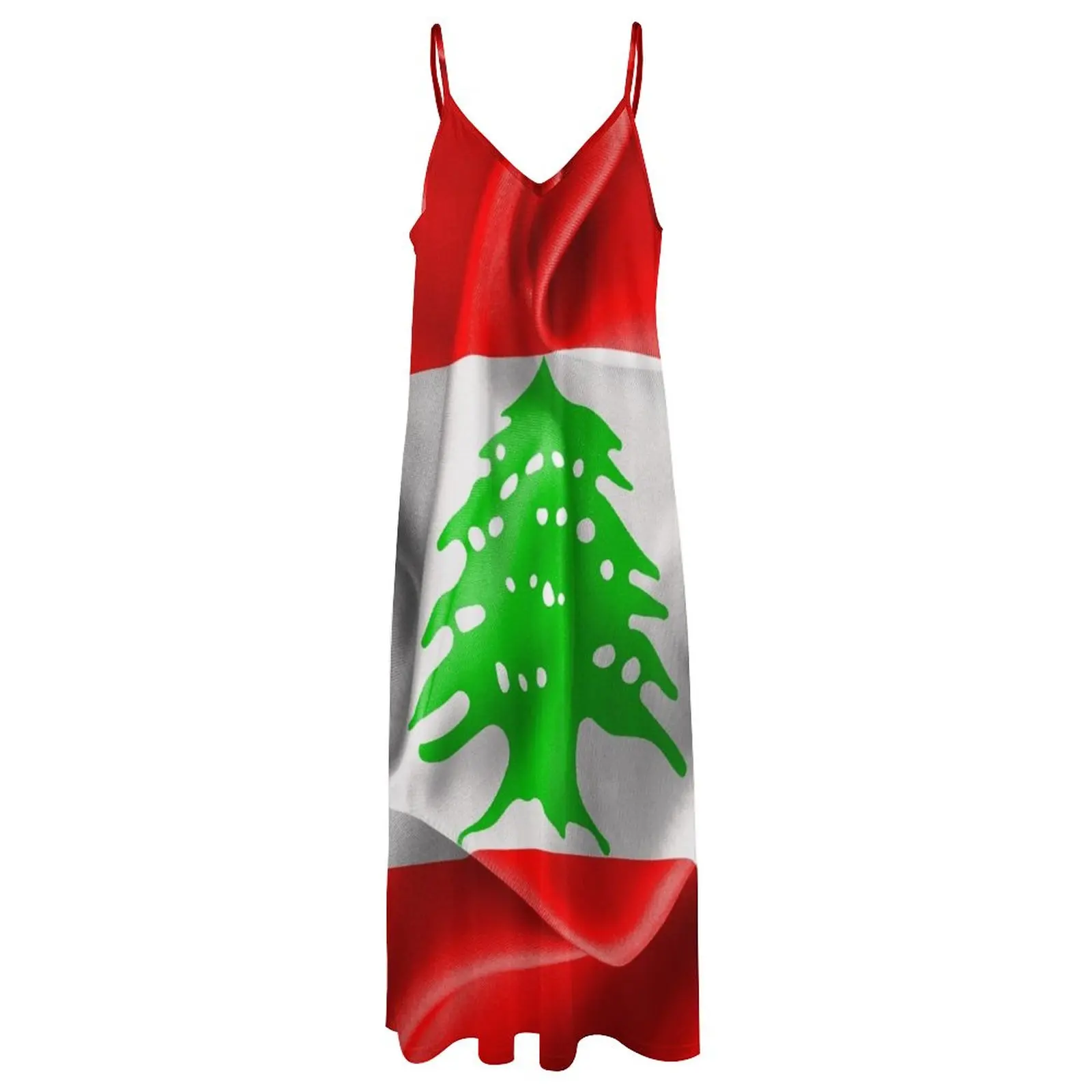 Lebanon Flag Sleeveless Dress ladies dresses for special occasion elegant dresses plus sizes