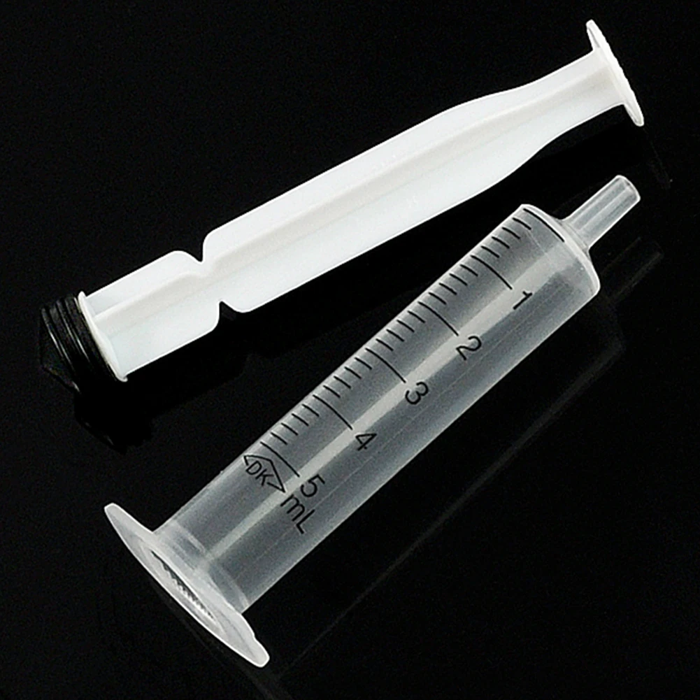 50Pcs 5ML Plastic Hydroponics Analyze Nutrient Syringe Measuring Applicator Pet Feeding With OPP Injectors Ink Small Syringes