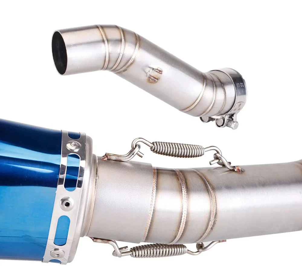CB400F Motorcycle Exhaust Escape Modify Mid Link Pipe For Honda CBR500 CBR500R CB500F CB500X CB400 CBR400 CB400X 2016 - 2022 view 3