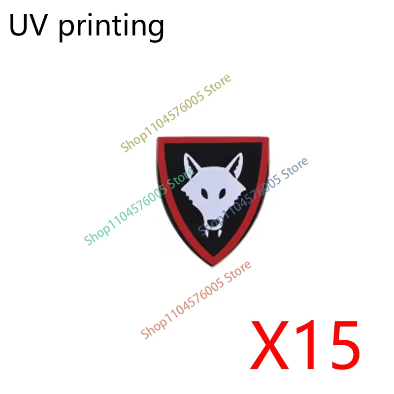 MOC Mittelalterliches Zubehör Bausteine Löwe Schwarzer Adler Dämon Drache Königreich Tempelritter Figuren Flagge Schild Spielzeug Geschenke T31