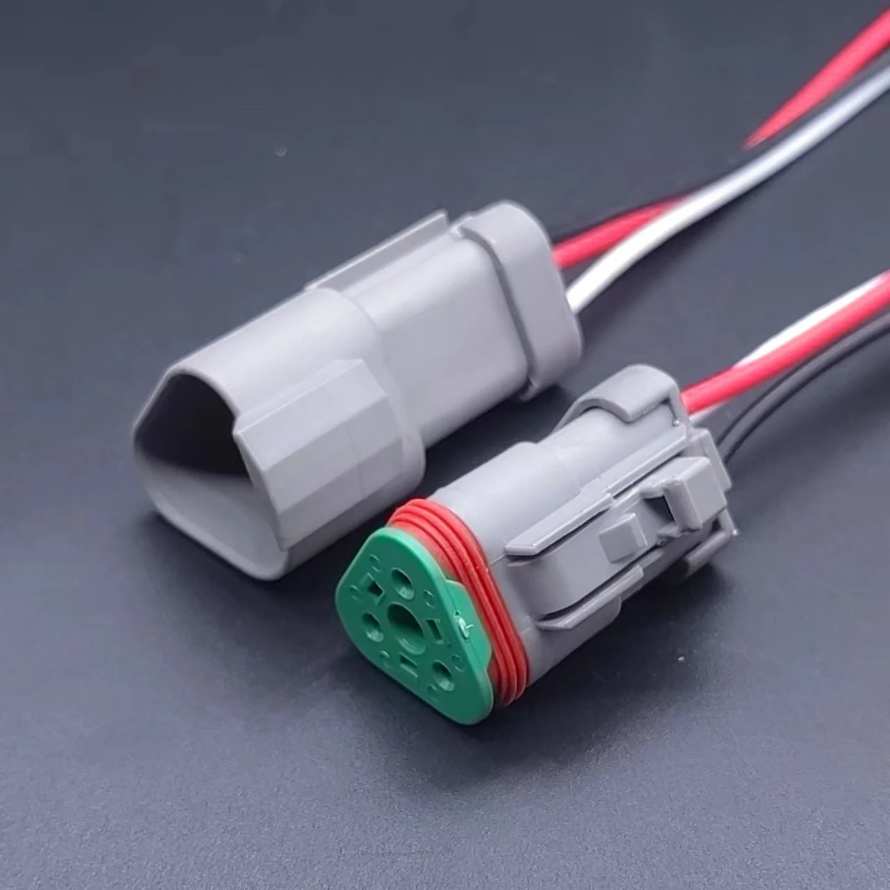 BOX DT Connector 2/3/4/6/8/12 1.5 MM  Waterproof Automotive Wire Deutsch Connector German kit Male And Female Plug And Socket