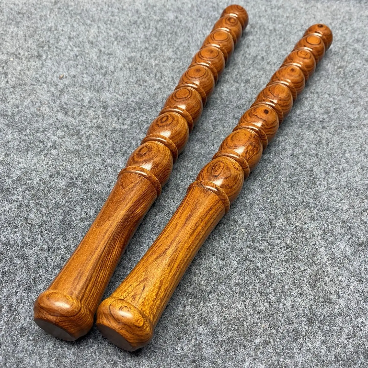 65cm Desert Iron Wood Massage Muscle Stick Hulu Stick Fitness Exercise Short Stick Car Emergency Tool