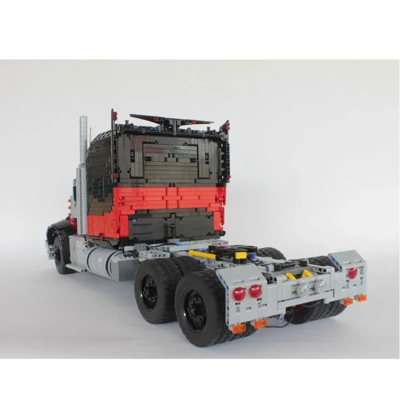 International Lone Star Truck MOC-9788 Transport Truck Model Trailer 5779PCS High Difficulty Building Blocks DIY Birthday Gifts